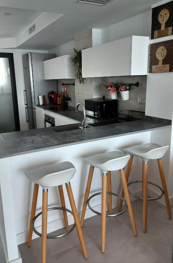 Exclusif Appartement En 1Er Ligne, Vue Imprenable, Piscine, Parking Prive A Playa Mucha Vista, Alicante El Campello Ngoại thất bức ảnh